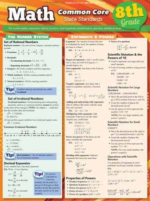 cover image of Math Common Core 8th Grade